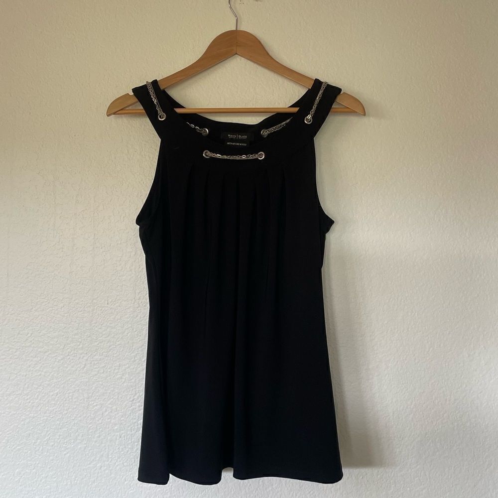 Silver chain blouse